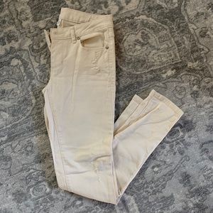 Lauren Conrad white denim pants